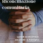Riconciliazione comuniaria Natale 2025